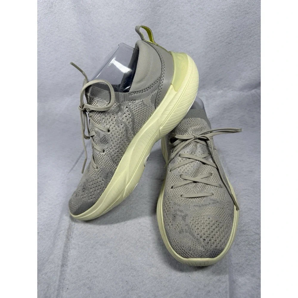 Sorel Explorer Blitz Stride Sneakers Womens 9 Gray Knit Comfort Shoes NL4672-278